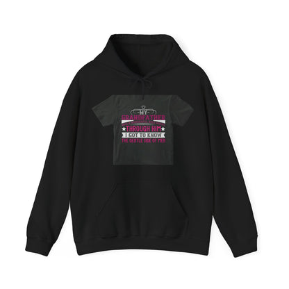 My grandfather was a wonderful role model-01 — Unisex Heavy Blend Hoodie (G18500)