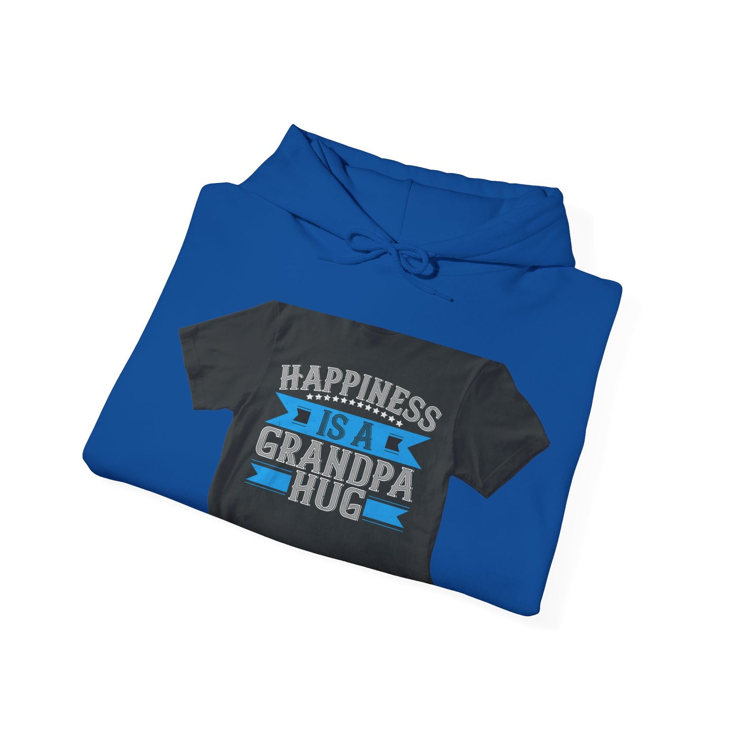 Happiness is a grandpa hug-02 — Unisex Heavy Blend Hoodie (G18500)