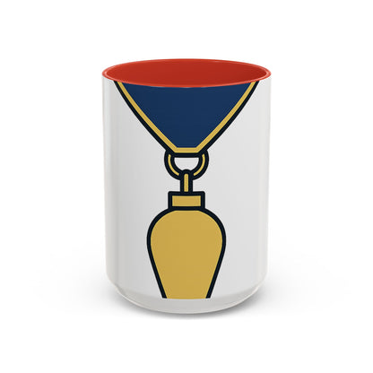 Junior Warden -JW - white bg — Accent Mug 11/15oz