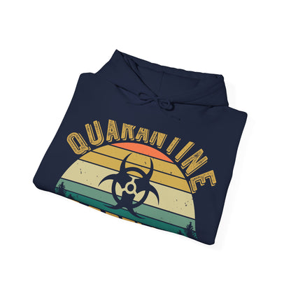 i think quarantine is spelled camping-01 — Unisex Heavy Blend Hoodie (G18500)