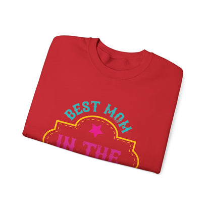 best mom in the galaxy-01 — Unisex Heavy Blend Crewneck (G18000)