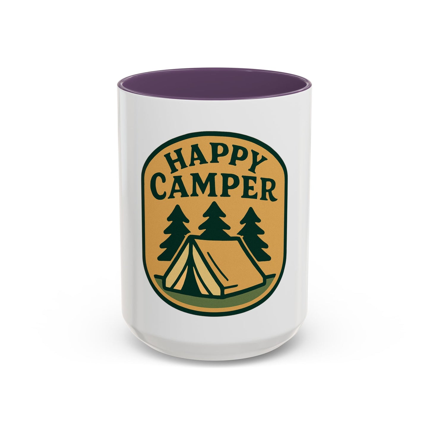 Happy Camper Coffee Mug - Fun Camping Gift, Outdoor Lover's Mug, Adventure Coffee Cup, Holiday Gift, Camping Decor