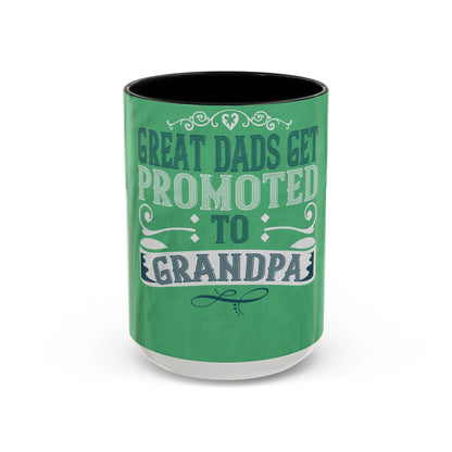 Great dads get promoted to grandpa-02 — Accent Mug 11/15oz