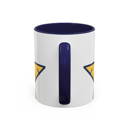 Plain Square and compass — Accent Mug 11/15oz