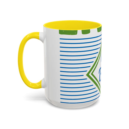 living my best quarantine-01 — Accent Mug 11/15oz