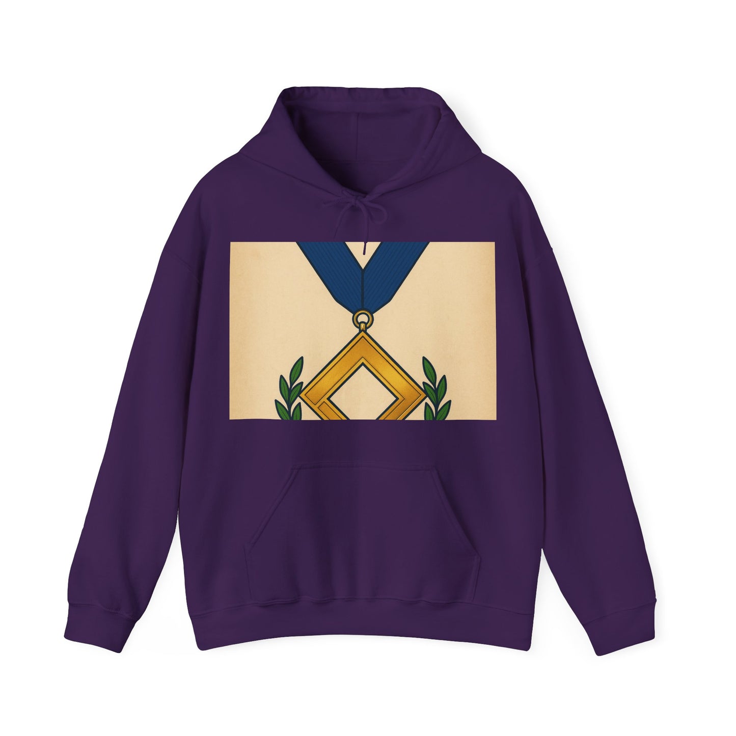 Worshipful master jewel Square — Unisex Heavy Blend Hoodie (G18500)