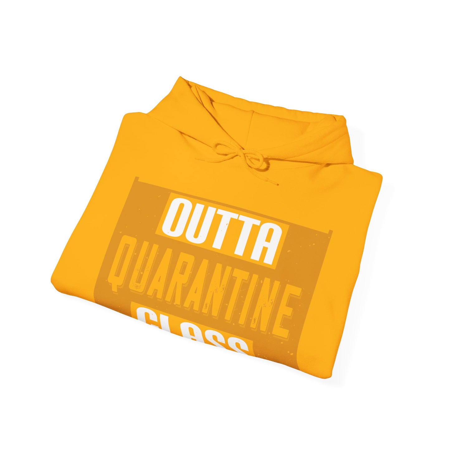 straight outta quarantine class of 2020-01 — Unisex Heavy Blend Hoodie (G18500)