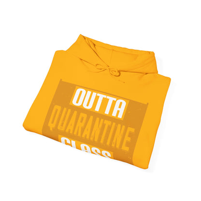 straight outta quarantine class of 2020-01 — Unisex Heavy Blend Hoodie (G18500)
