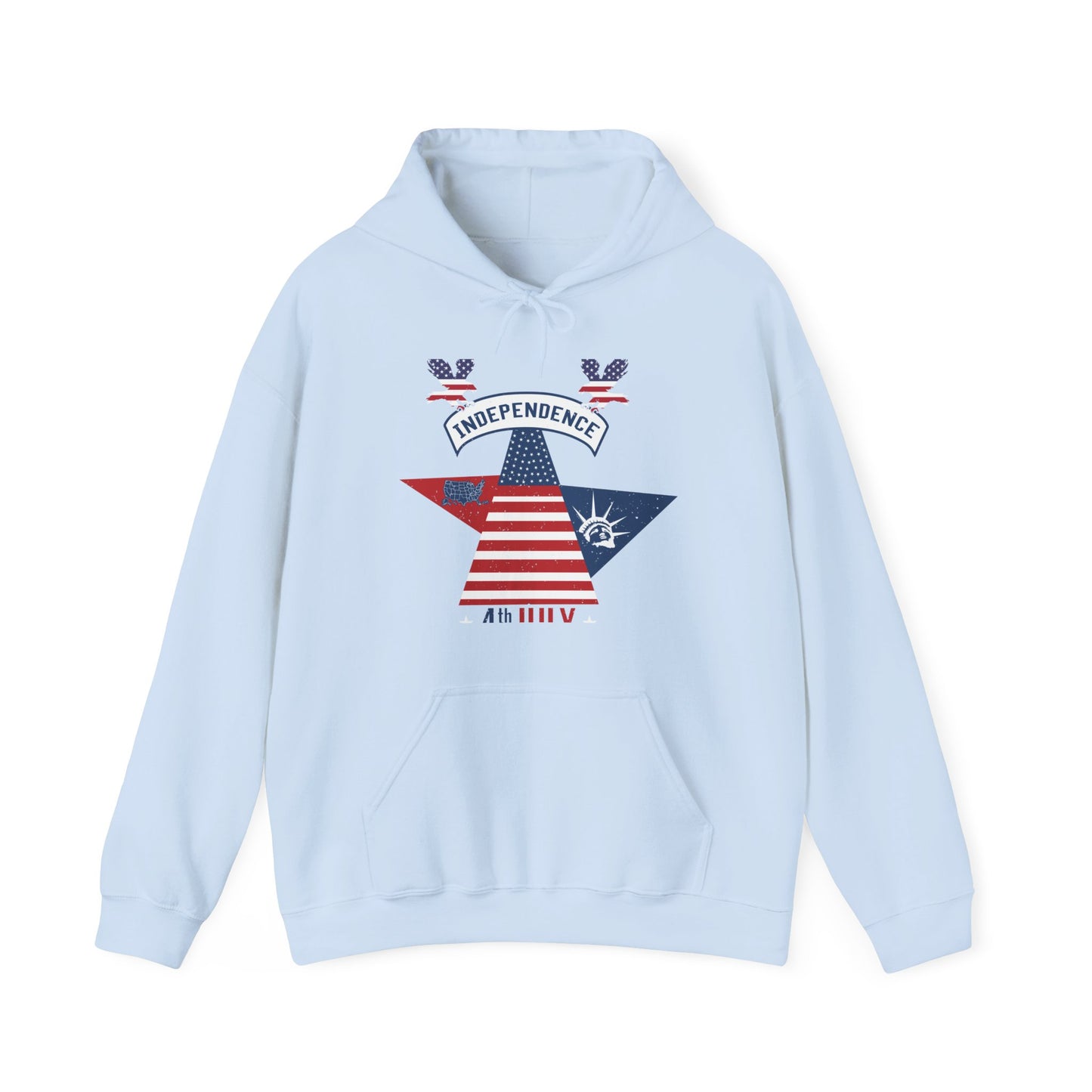Fourth of july (48) — Unisex Heavy Blend Hoodie (G18500)