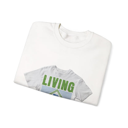 living my best quarantine — Unisex Heavy Blend Crewneck (G18000)