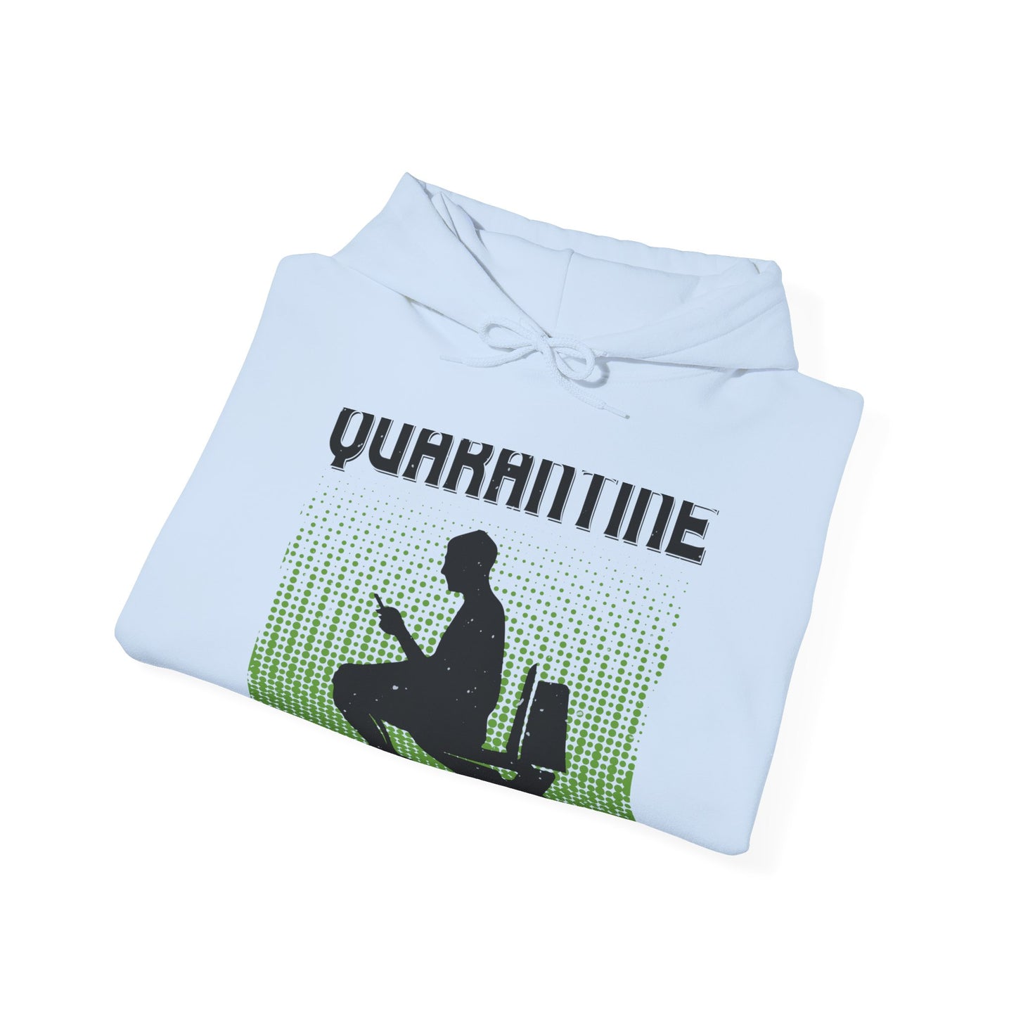 i'm on self quarantine 2020-01 — Unisex Heavy Blend Hoodie (G18500)