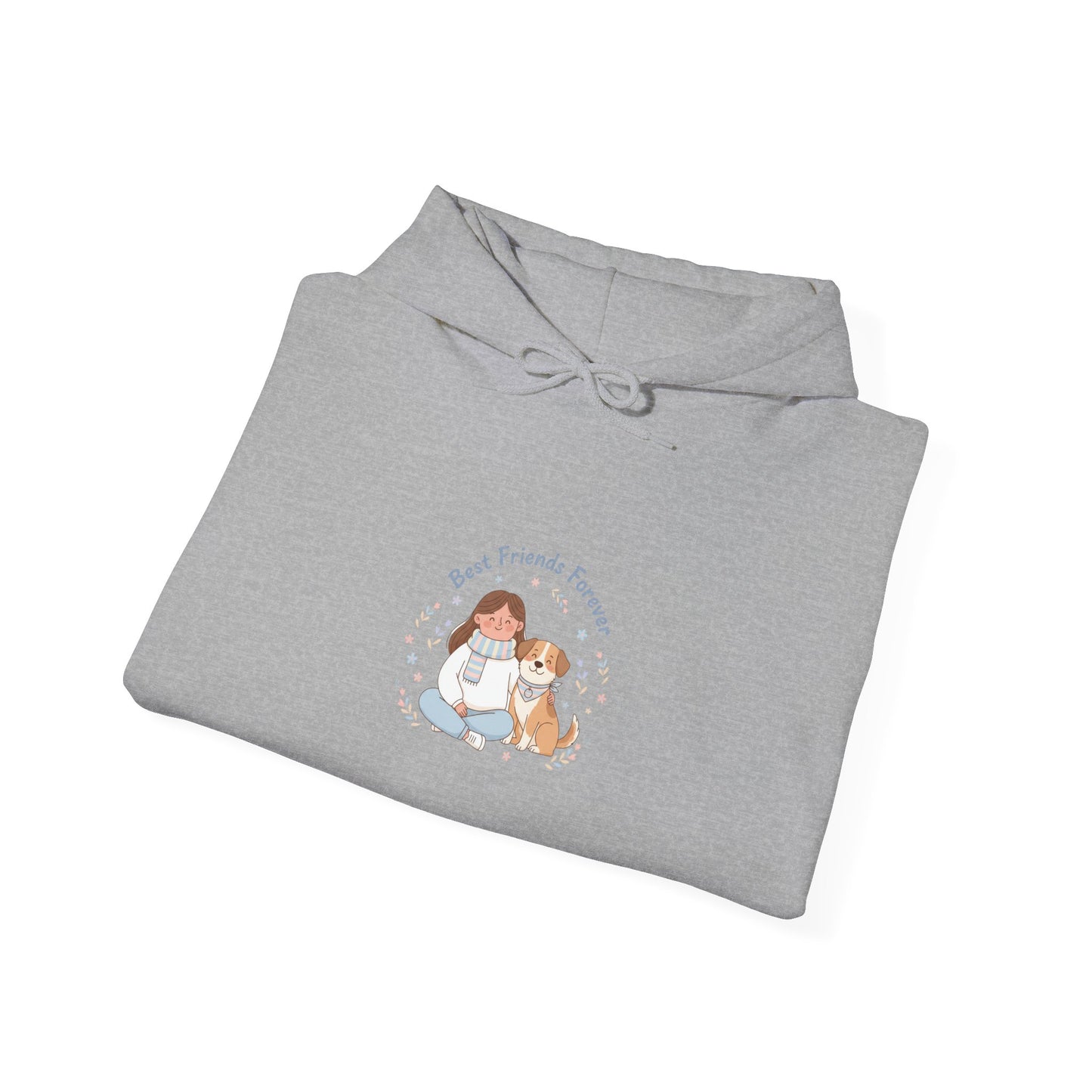 Pet Mom Illustration Hoodie | pet owner matching, paw print design