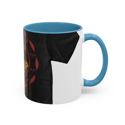 motorcycle group riding — Accent Mug 11/15oz
