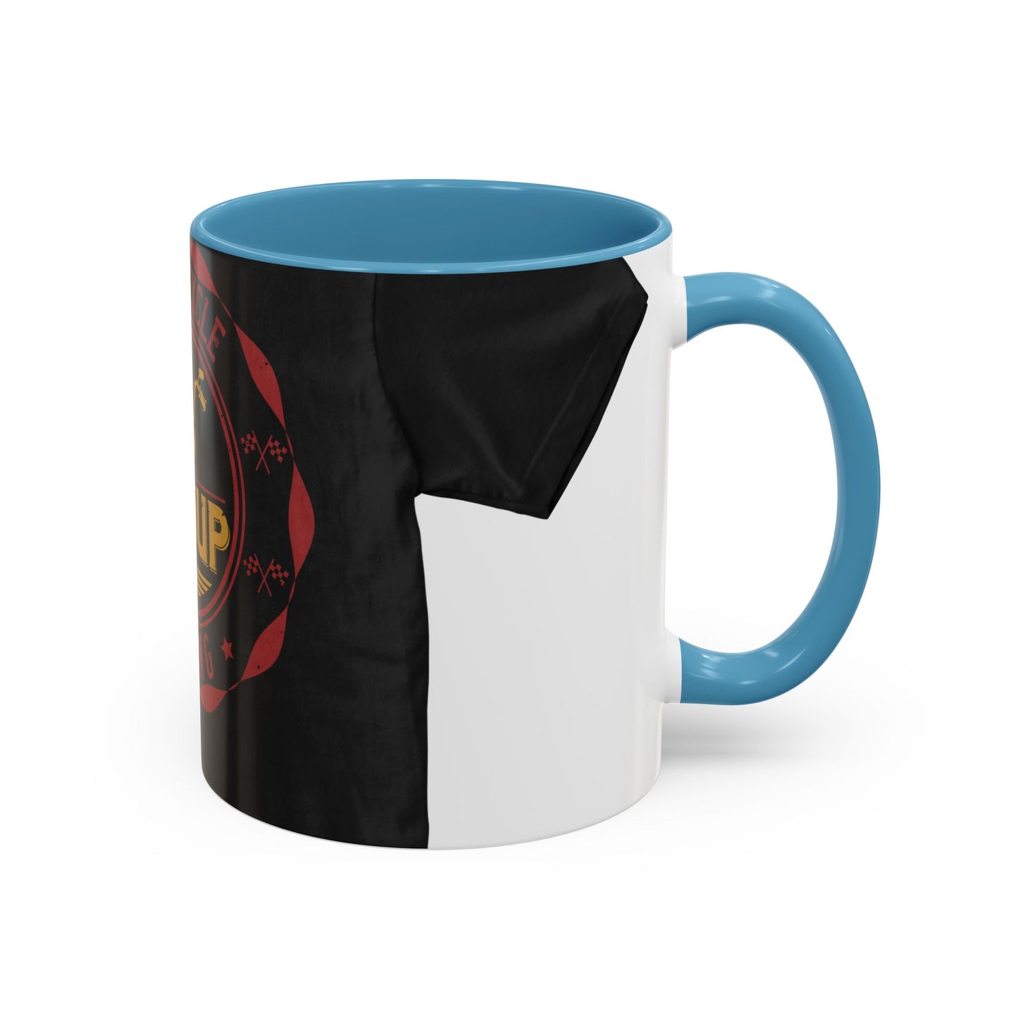 motorcycle group riding — Accent Mug 11/15oz