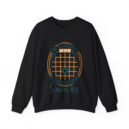 i'm already out of my quarantine snacks-01 — Unisex Heavy Blend Crewneck (G18000)