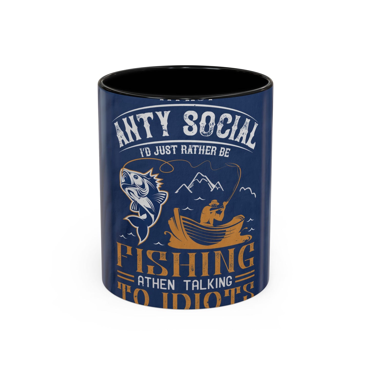 im not ANTY SOCIAL — Accent Mug 11/15oz