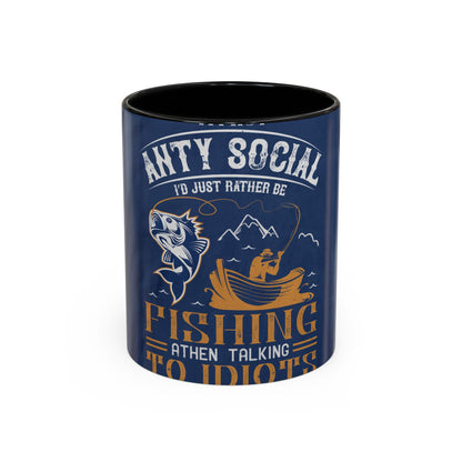 im not ANTY SOCIAL — Accent Mug 11/15oz