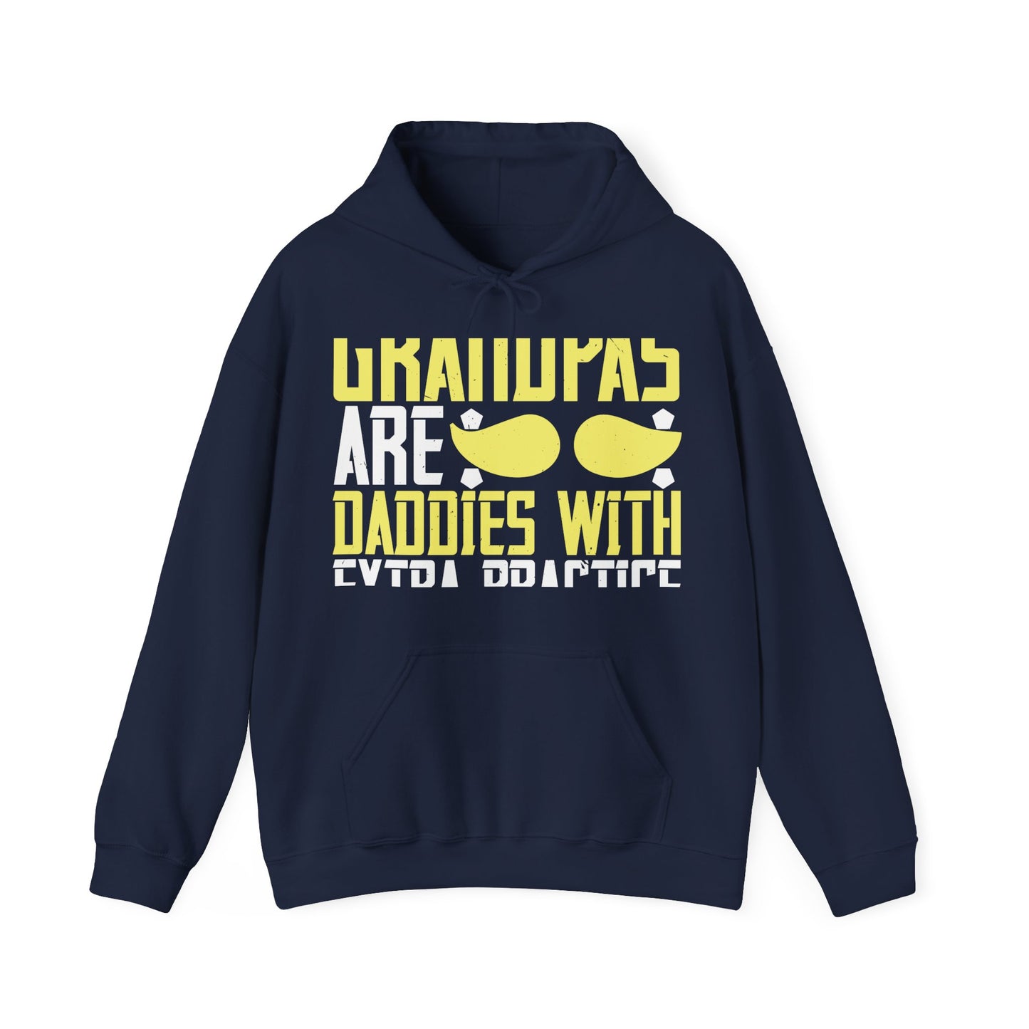 Grandpas are daddies with extra practice-02 — Unisex Heavy Blend Hoodie (G18500)