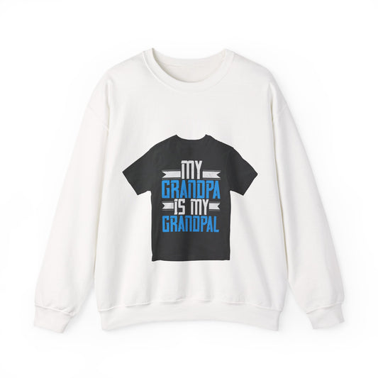 My Grandpa is my Grandpal-02 — Unisex Heavy Blend Crewneck (G18000)