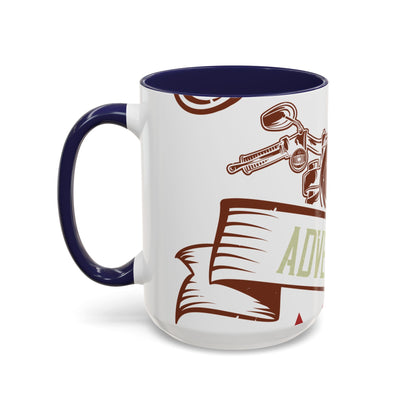 life is either a daring adventure or nothing-01 — Accent Mug 11/15oz