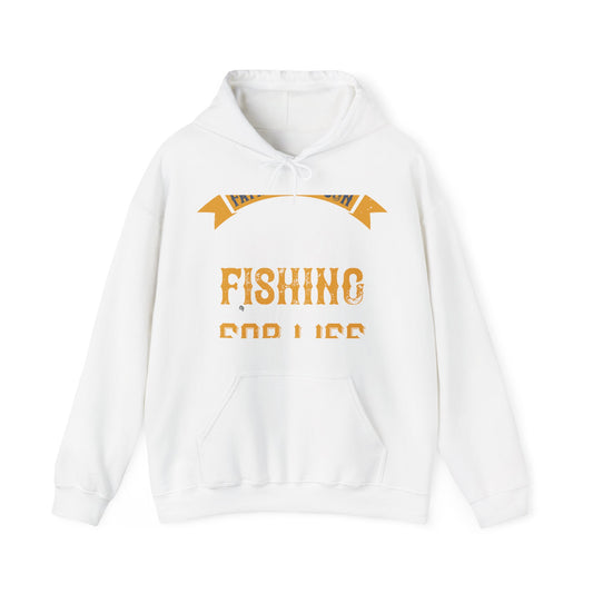 father and son fishing partners  for life-01 — Unisex Heavy Blend Hoodie (G18500)