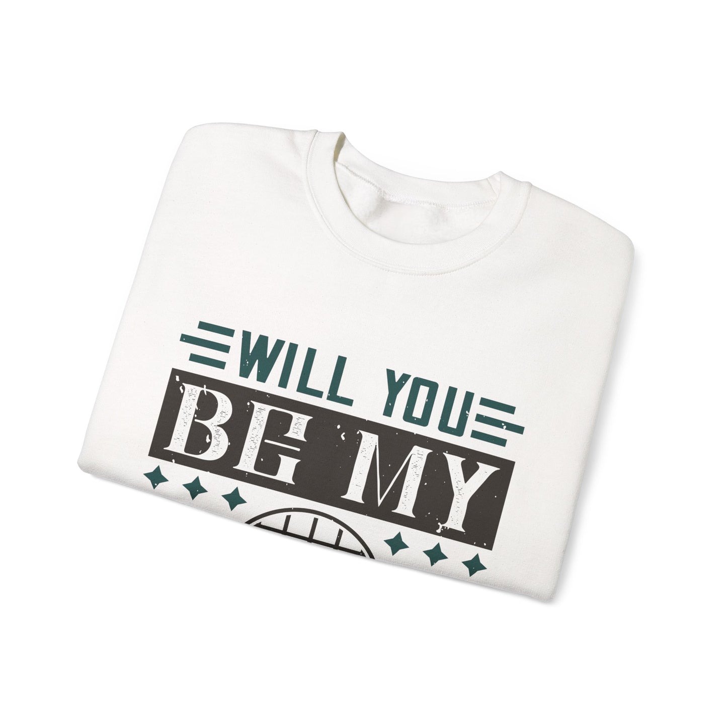 will you be my quarantine-01 — Unisex Heavy Blend Crewneck (G18000)