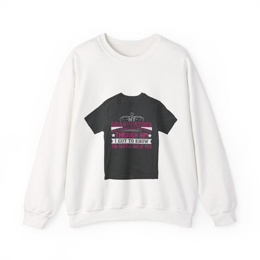 My grandfather was a wonderful role model-01 — Unisex Heavy Blend Crewneck (G18000)