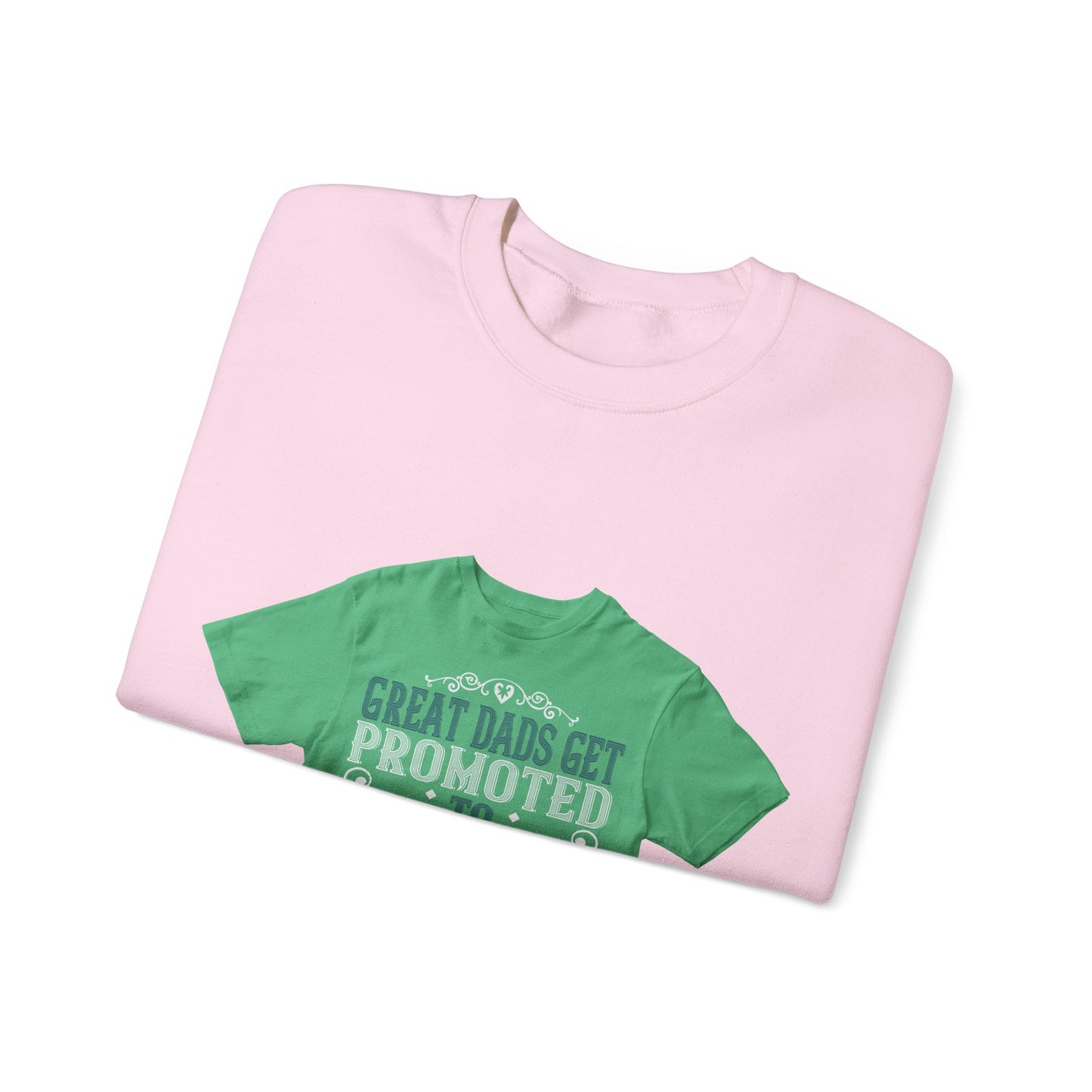 Great dads get promoted to grandpa-02 — Unisex Heavy Blend Crewneck (G18000)