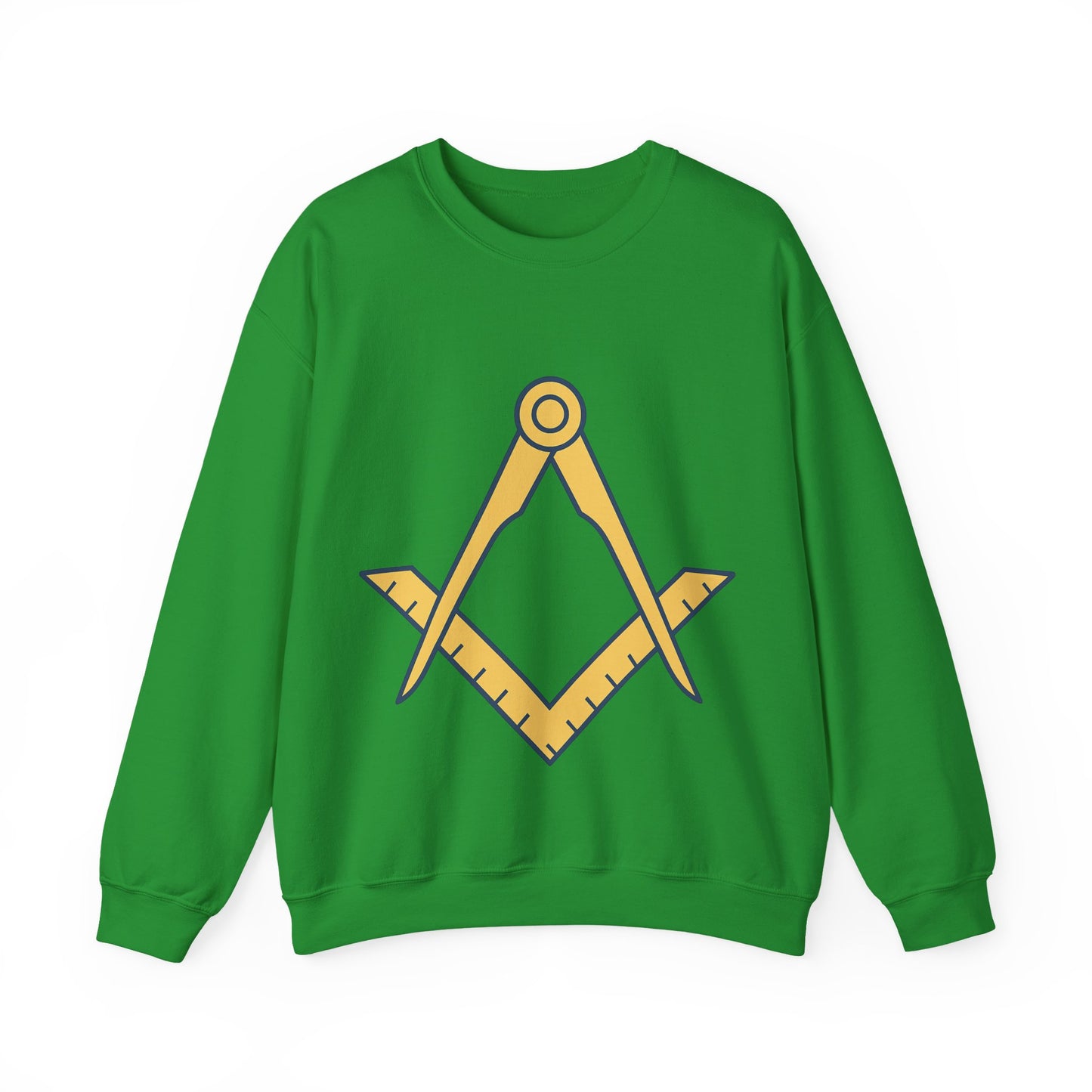 Plain Square and compass — Unisex Heavy Blend Crewneck (G18000)