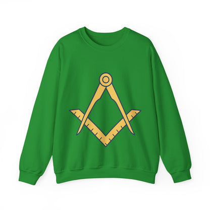 Plain Square and compass — Unisex Heavy Blend Crewneck (G18000)