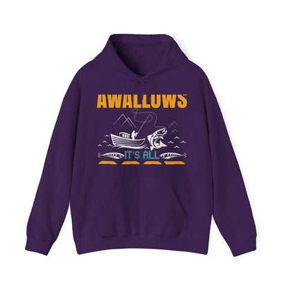 as long as she awallows itΓÇÖs all good-01 — Unisex Heavy Blend Hoodie (G18500)