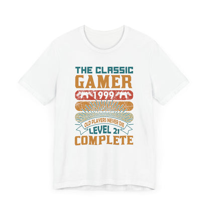 The Classic Gamer 1999 T-shirt, Gaming Tshirt, Gameboy Shirt, Unisex Shirt, Crewneck Shirt, Short Sleeve Tee, Gift for Him, Gift for Her