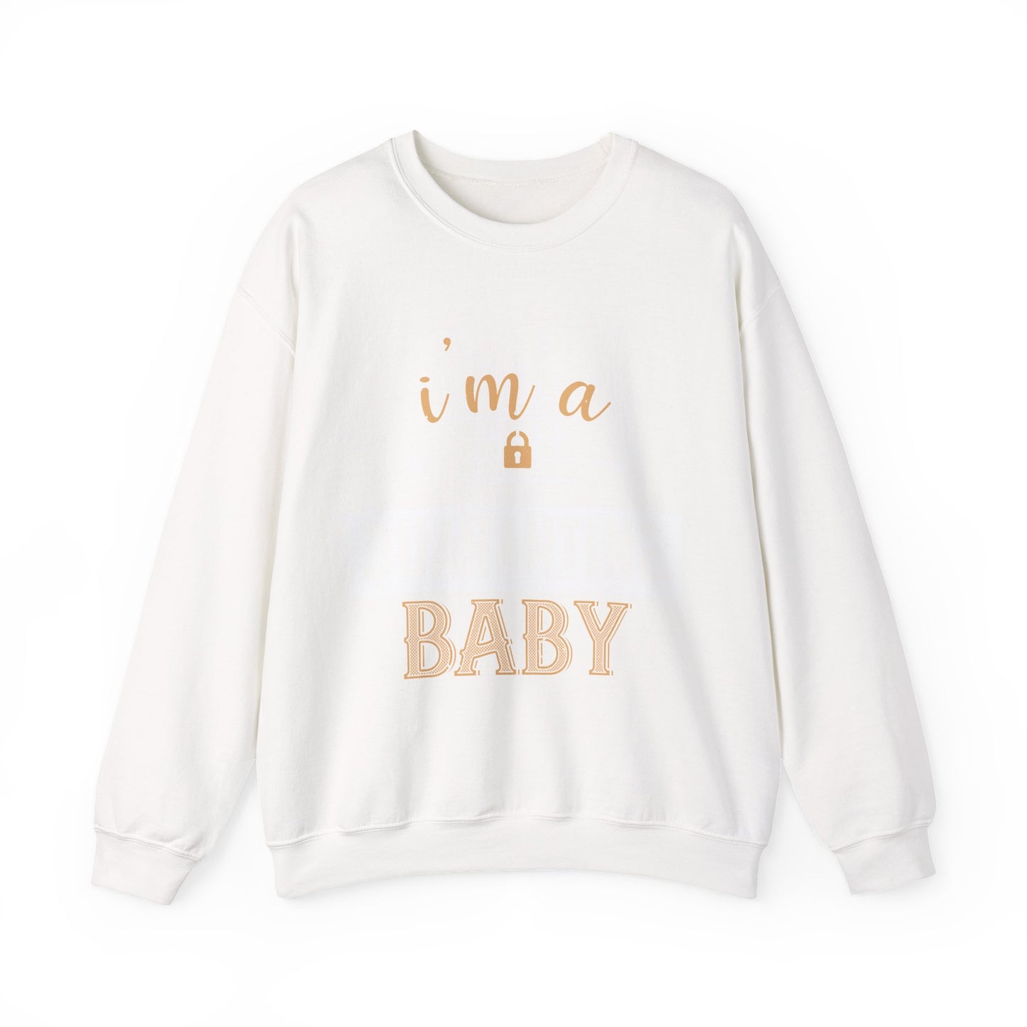 iΓÇÖm quarantine baby-01 — Unisex Heavy Blend Crewneck (G18000)