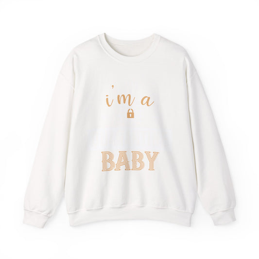 iΓÇÖm quarantine baby-01 — Unisex Heavy Blend Crewneck (G18000)