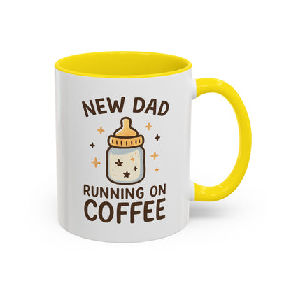 New Dad Coffee Mug | Funny Gift for New Parents | Baby Shower, Birthday, Dad's Day | 11oz & 15oz
