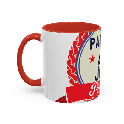 Fourth of july (40) — Accent Mug 11/15oz