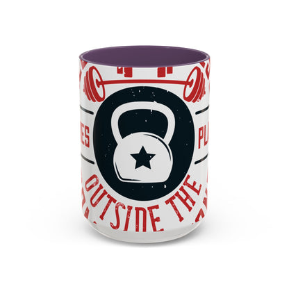 All progress takes place outside the comfort zone-01 — Accent Mug 11/15oz