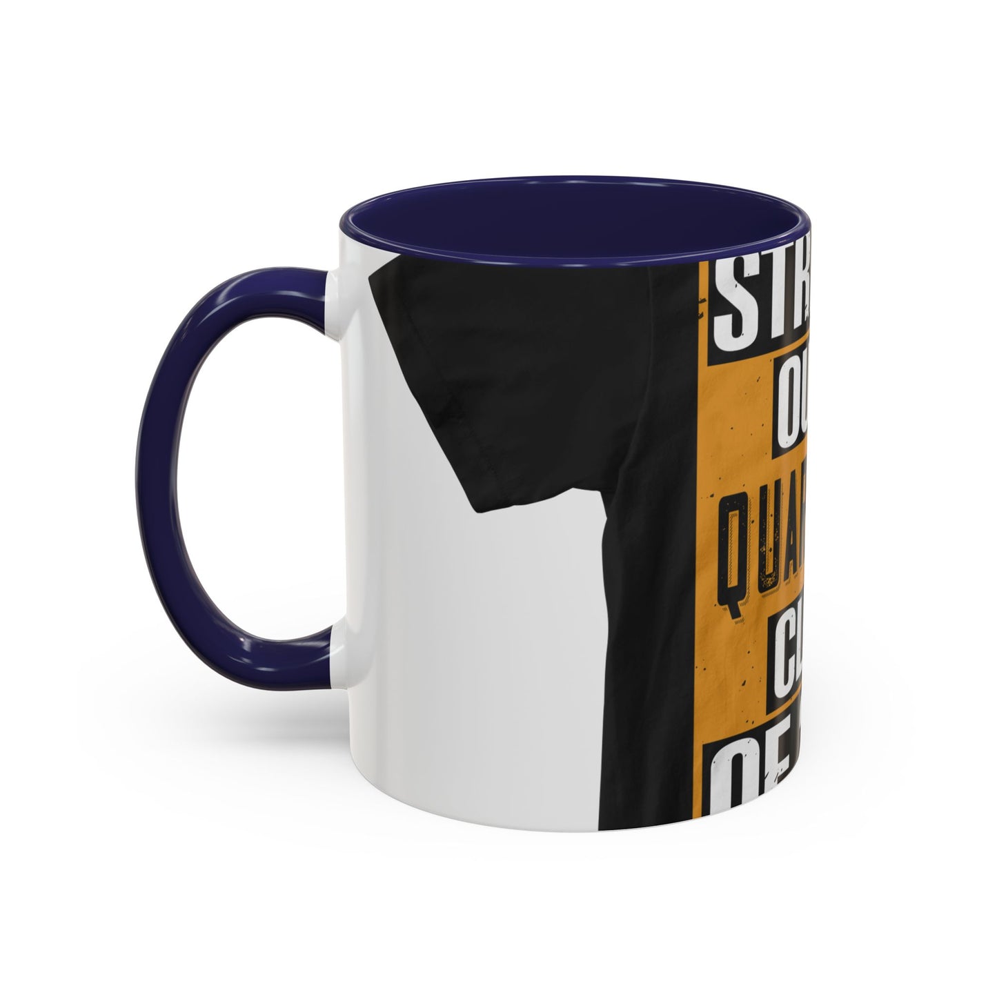 straight outta quarantine class of 2020 — Accent Mug 11/15oz