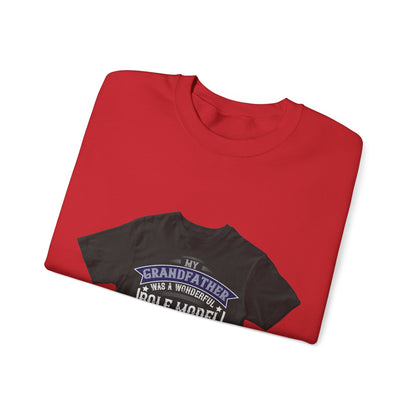 My grandfather was a wonderful role model-02 — Unisex Heavy Blend Crewneck (G18000)