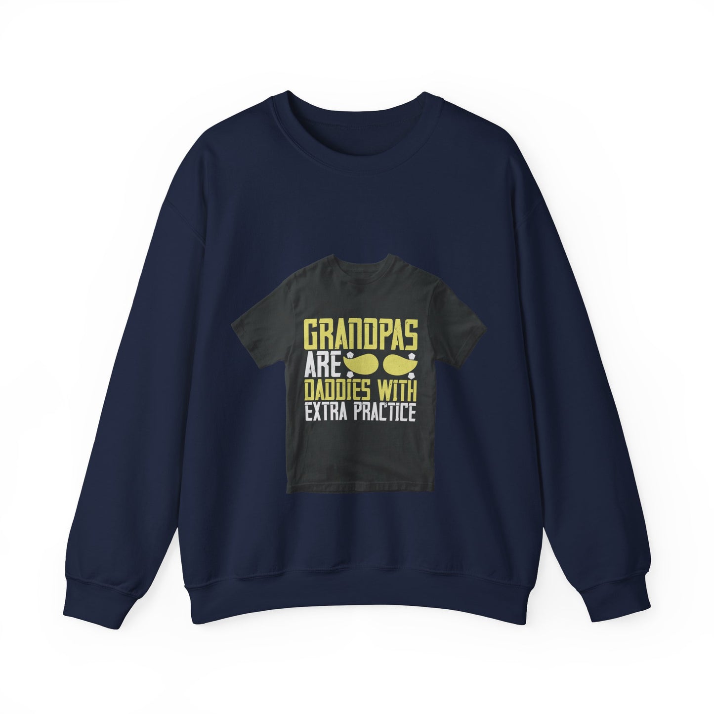 Grandpas are daddies with extra practice-2 — Unisex Heavy Blend Crewneck (G18000)