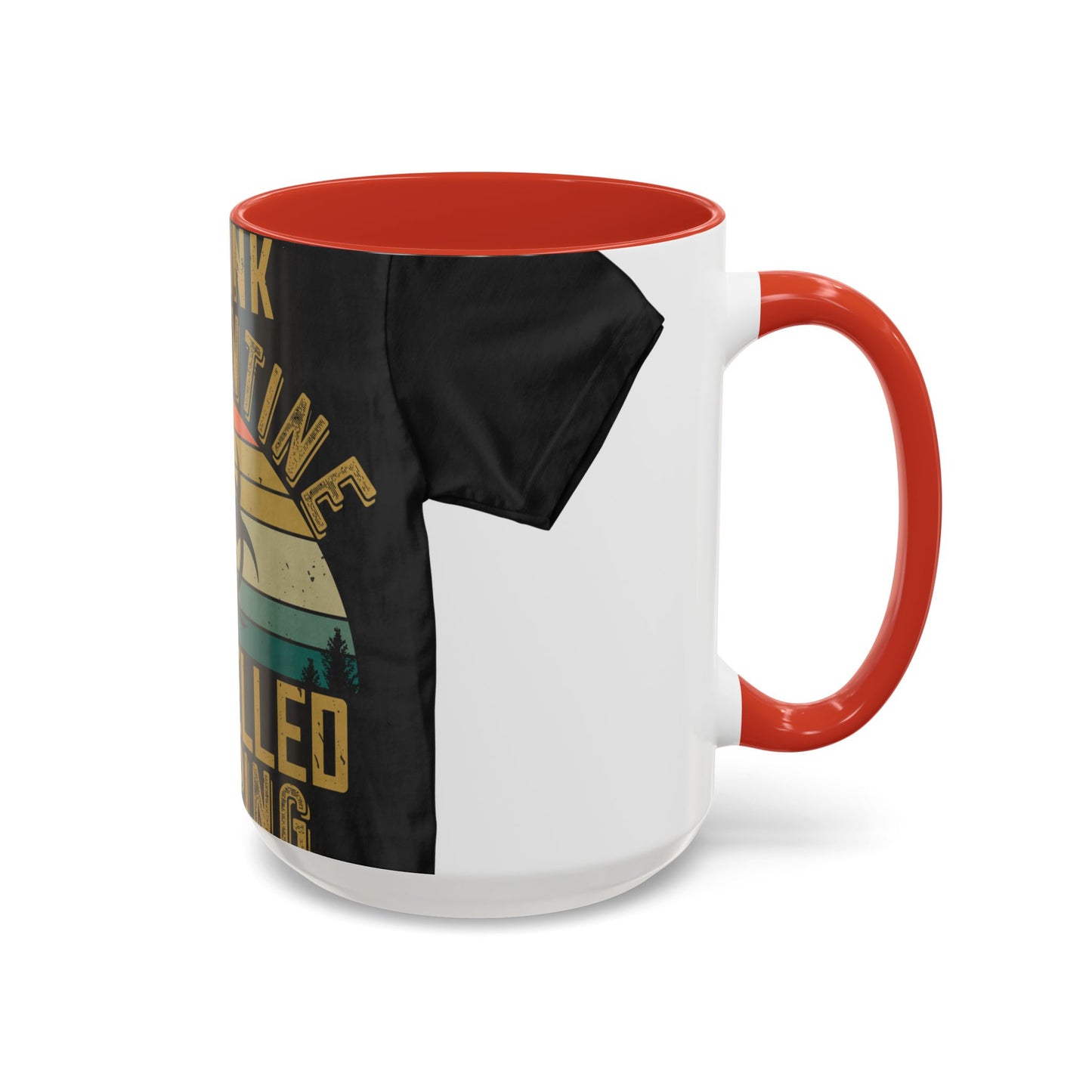 i think quarantine is spelled camping — Accent Mug 11/15oz
