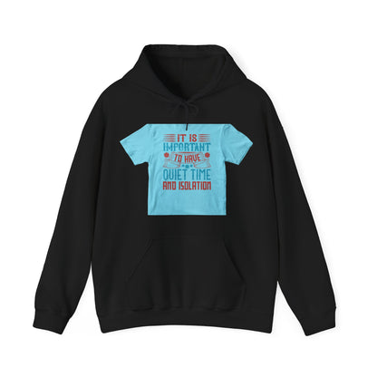 It's important to have quiet time and isolation — Unisex Heavy Blend Hoodie (G18500)