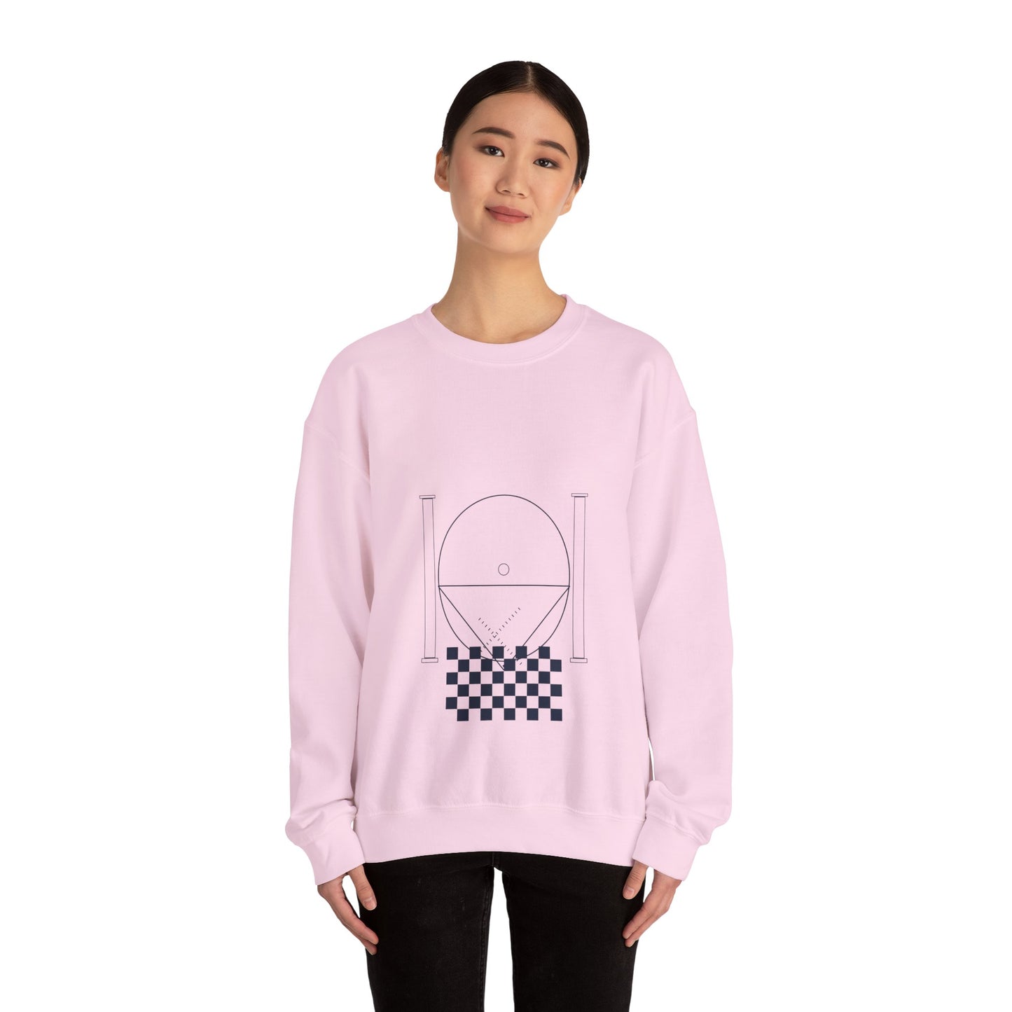 Masonic_Pillars_Crest_5400 — Unisex Heavy Blend Crewneck (G18000)