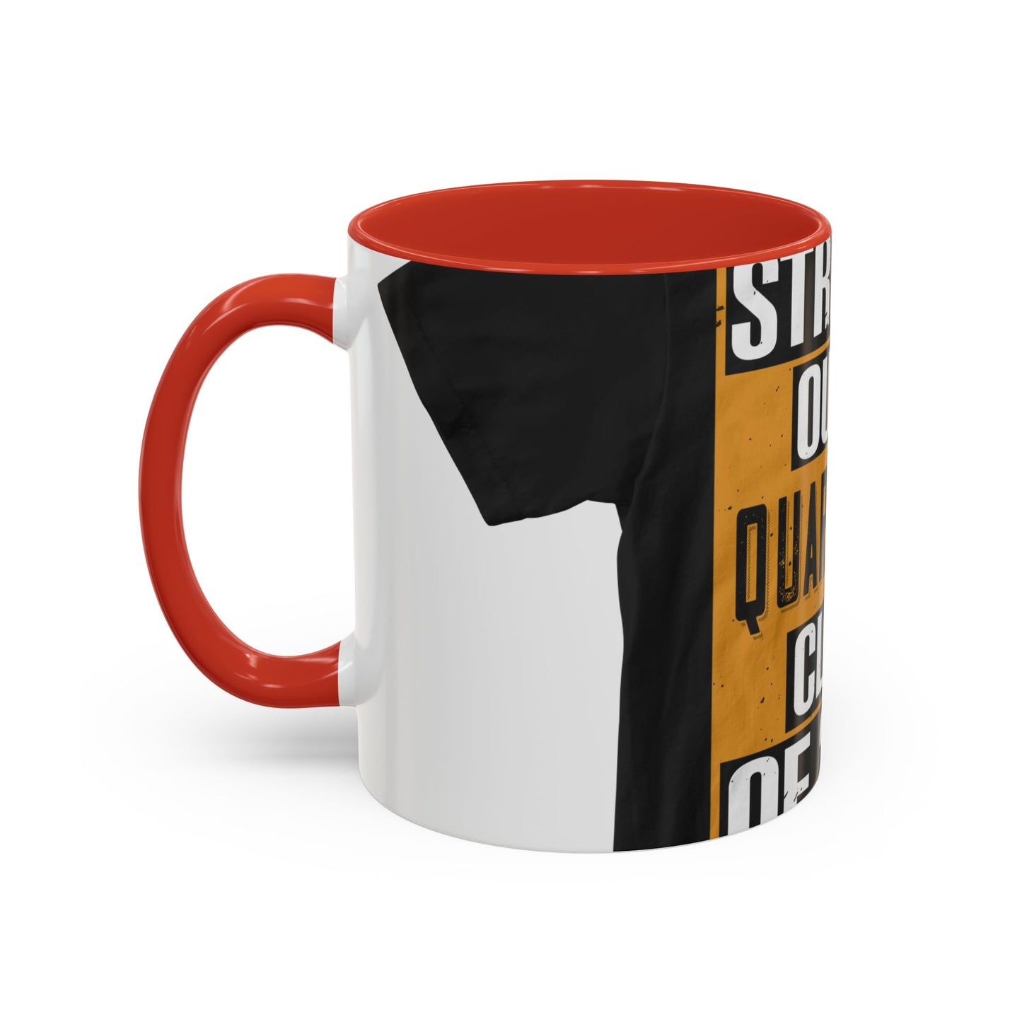 straight outta quarantine class of 2020 — Accent Mug 11/15oz