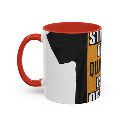 straight outta quarantine class of 2020 — Accent Mug 11/15oz