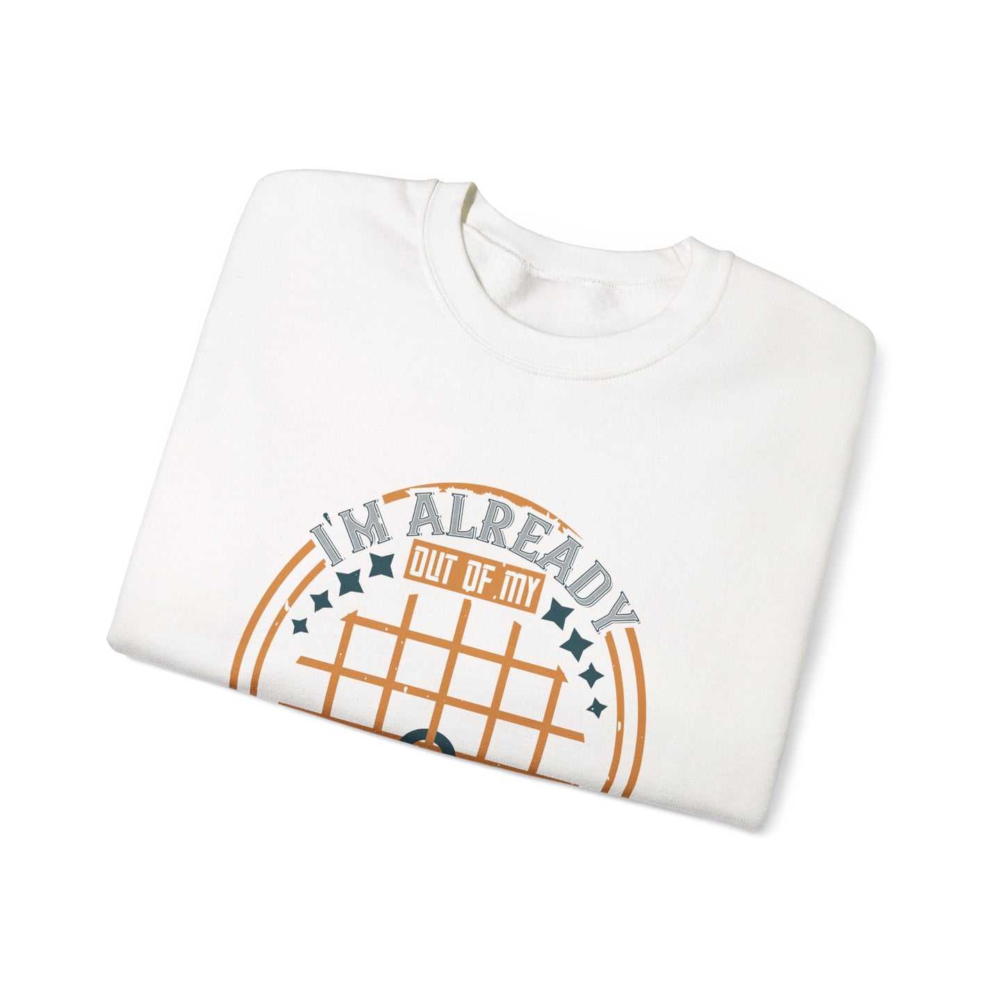 i'm already out of my quarantine snacks-01 — Unisex Heavy Blend Crewneck (G18000)