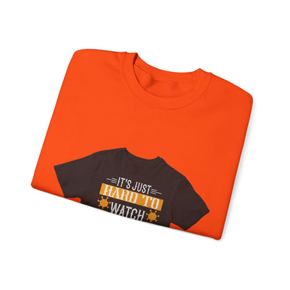 It's just hard to watch isolation basketball — Unisex Heavy Blend Crewneck (G18000)