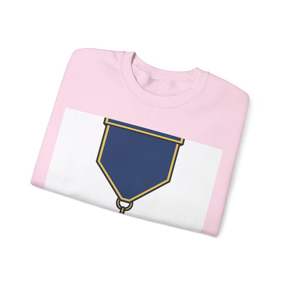 Junior Warden -JW - white bg — Unisex Heavy Blend Crewneck (G18000)