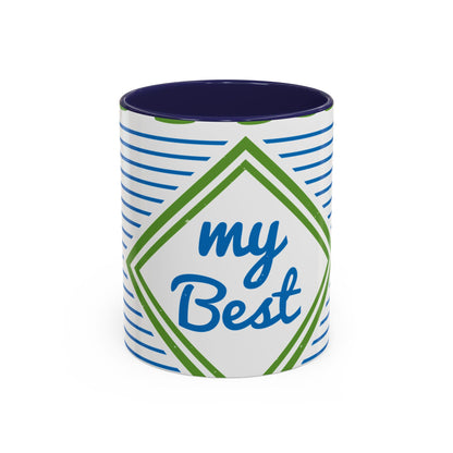 living my best quarantine-01 — Accent Mug 11/15oz