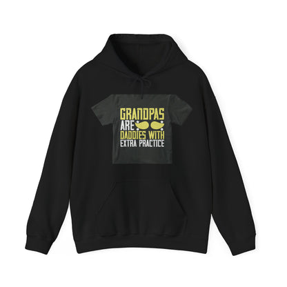 Grandpas are daddies with extra practice-2 — Unisex Heavy Blend Hoodie (G18500)
